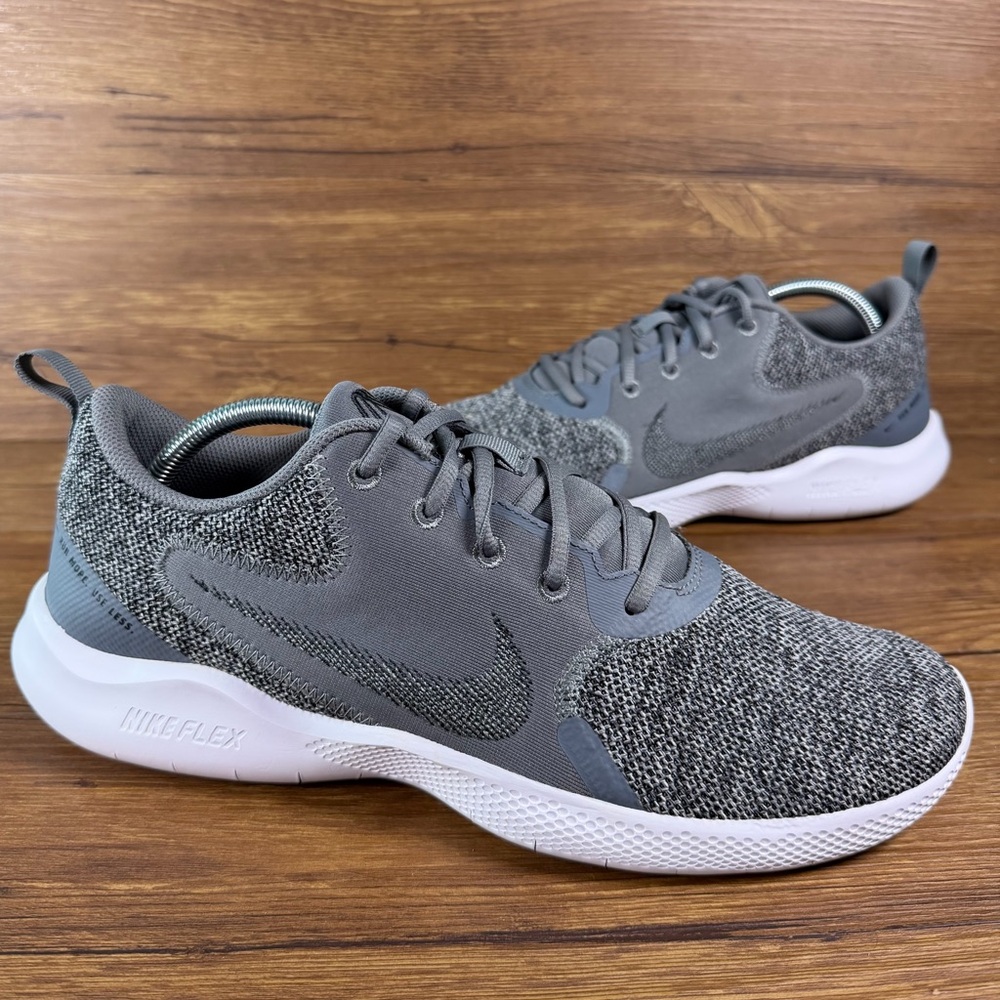 Nike Mens Flex Experience Run 10‎ CI9960-004 Gray Running Shoes Sneakers Sz 11.5